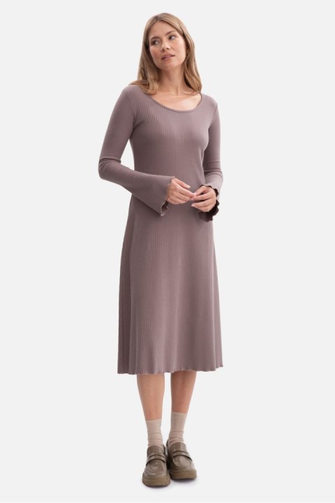 Sukienka Model B308 Cacao - BeWear BeWear Sukienka Model B308 Cacao - BeWear BeWear