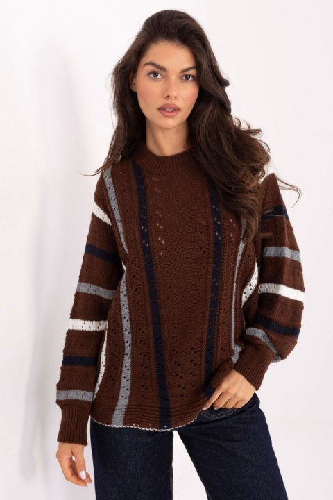 Sweter Damski Model IT-SW-93115.13 Brown - Factory Price Factory Price Sweter Damski Model IT-SW-93115.13 Brown - Factory Price Factory Price