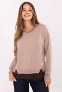 Bluza Damska Model RV-BZ-A905.36 Dark Beige - Relevance Relevance Bluza Damska Model RV-BZ-A905.36 Dark Beige - Relevance Relevance