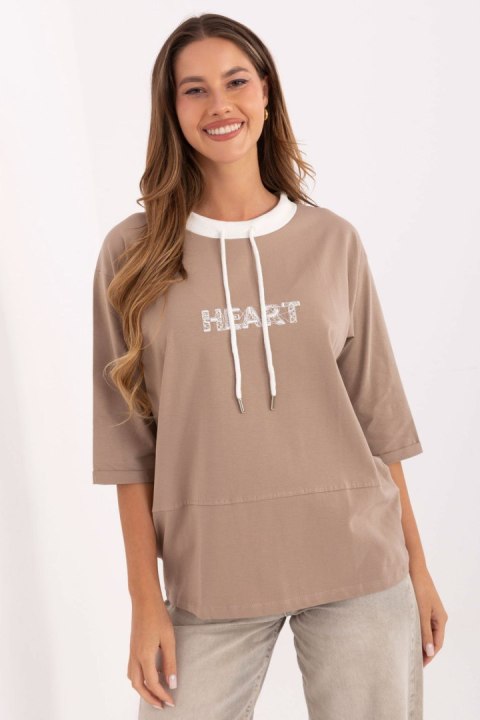 Bluzka Model RV-BZ-A892.00 Dark Beige - Relevance Relevance Bluzka Model RV-BZ-A892.00 Dark Beige - Relevance Relevance