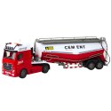 Ciężarówka Cysterna Z Cementem Funkcja Lania Wody Światła Dźwięki LEAN Toys Ciężarówka Cysterna Z Cementem Funkcja Lania Wody Światła Dźwięki LEAN Toys
