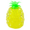 Gniotek Ananas Owoc Antystresowy Z Kulkami Hydrożelowymi Żółty LEAN TOYS