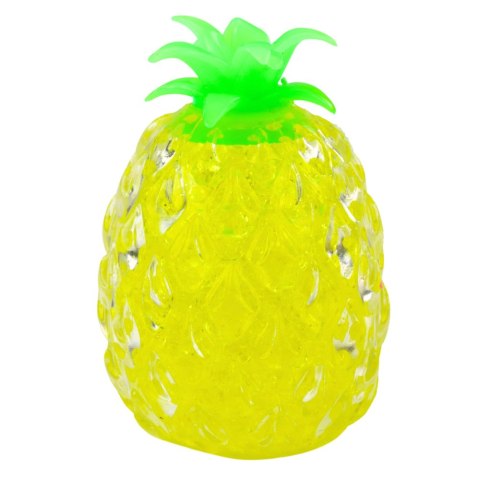Gniotek Ananas Owoc Antystresowy Z Kulkami Hydrożelowymi Żółty LEAN TOYS Gniotek Ananas Owoc Antystresowy Z Kulkami Hydrożelowymi Żółty LEAN TOYS