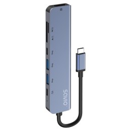 Hub USB-C SAVIO AK-82 7w1 Savio