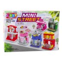 Klocki Konstrukcyjne Mini Street 6w1 Miasteczko Sklepy Budynki 137 el. LEAN Toys