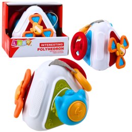 Kostka Edukacyjna Manipulacyjna Sensoryczna Dla Malucha Kolorowa 5w1 LEAN Toys
