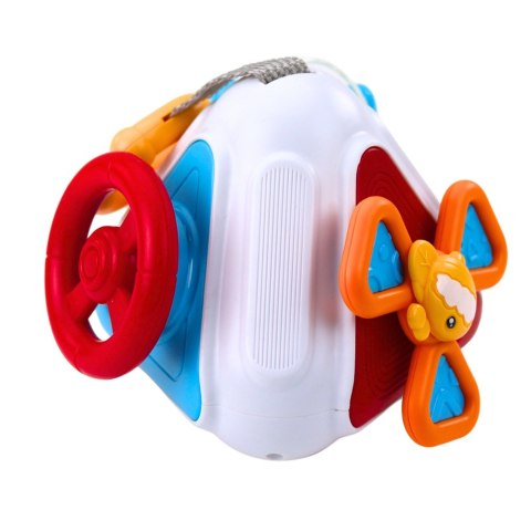 Kostka Edukacyjna Manipulacyjna Sensoryczna Dla Malucha Kolorowa 5w1 LEAN Toys Kostka Edukacyjna Manipulacyjna Sensoryczna Dla Malucha Kolorowa 5w1 LEAN Toys