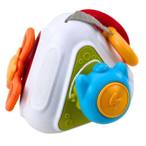 Kostka Edukacyjna Manipulacyjna Sensoryczna Dla Malucha Kolorowa 5w1 LEAN Toys Kostka Edukacyjna Manipulacyjna Sensoryczna Dla Malucha Kolorowa 5w1 LEAN Toys