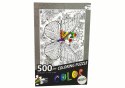 Puzzle Do Kolorowania 500 Elementów Motyl LEAN Toys Puzzle Do Kolorowania 500 Elementów Motyl LEAN Toys