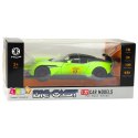 Samochód Sportowy Z Napędem Pull-Back Światła Dźwięki Zielony 1:22 LEAN Toys
