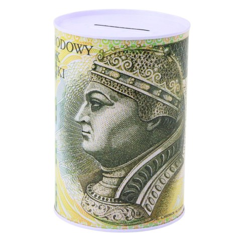 Skarbonka Metalowa Dla Dzieci Banknot 200 / 500 Złotych 15 x 10,5 cm LEAN TOYS Skarbonka Metalowa Dla Dzieci Banknot 200 / 500 Złotych 15 x 10,5 cm LEAN TOYS
