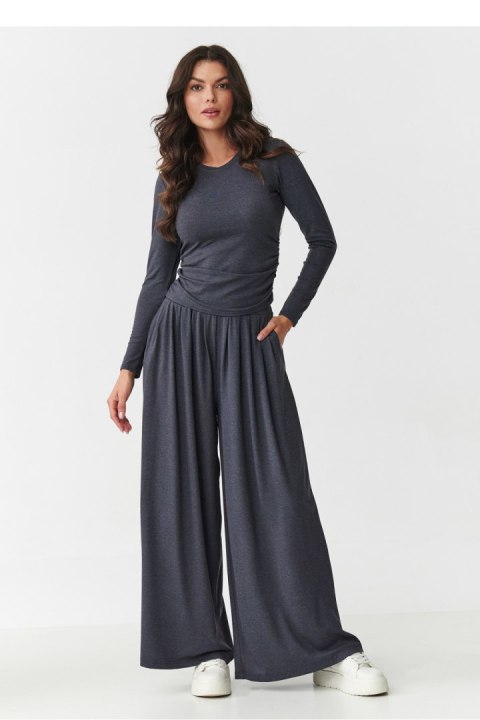 Spodnie Komplet Model M892 Antracyt - Makadamia Makadamia Spodnie Komplet Model M892 Antracyt - Makadamia Makadamia