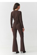 Spodnie Komplet Model M893 Czekolada - Makadamia Makadamia Spodnie Komplet Model M893 Czekolada - Makadamia Makadamia