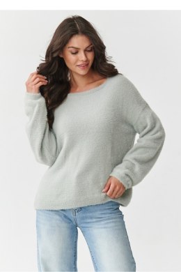 Sweter Damski Model S171 Light Grey - Makadamia Makadamia