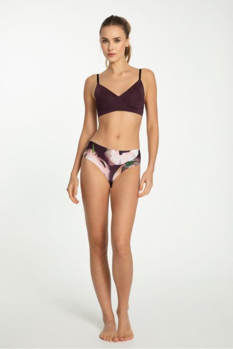 Figi Model Velvet Bloom Simple Classic Bakłażan - Julimex Julimex Figi Model Velvet Bloom Simple Classic Bakłażan - Julimex Julimex