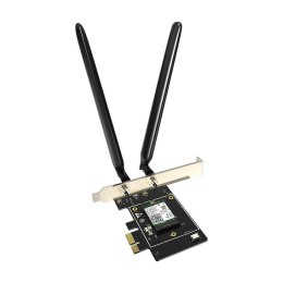 Karta Sieciowa Tenda E33 WiFi 6E 5400Mb/s AX5400 TriBand PCIe + Bluetooth 5.0 Tenda