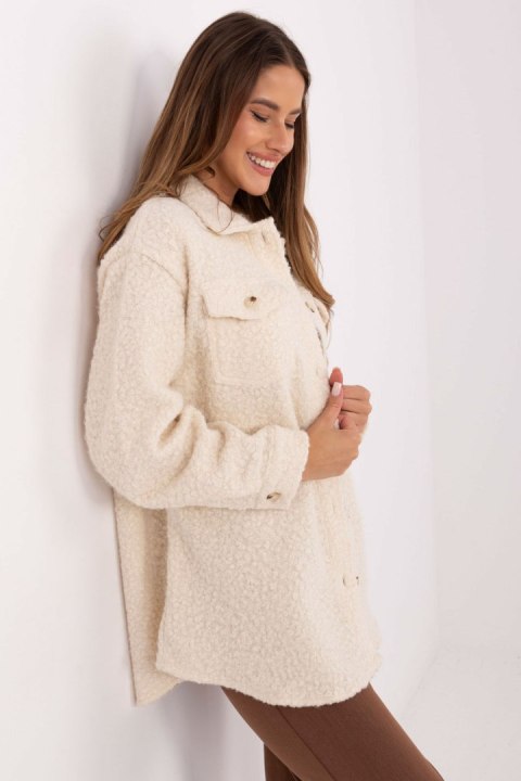 Koszula Damska Model IT-KR-1709.85 Light Beige - Factory Price Factory Price Koszula Damska Model IT-KR-1709.85 Light Beige - Factory Price Factory Price