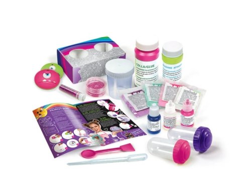 Naukowa Zabawa Laboratorium Super Kolorowe Slime Język Polski Clementoni 50636 Clementoni