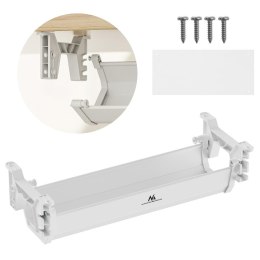 Organizer podbiurkowy na kable/ przedłużacz Maclean MC-106 W, max. obciążenie 5kg, biały Maclean