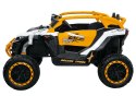 Pojazd na akumulator M3 Żółto-Biały 4x4 LEAN CARS Pojazd na akumulator M3 Żółto-Biały 4x4 LEAN CARS