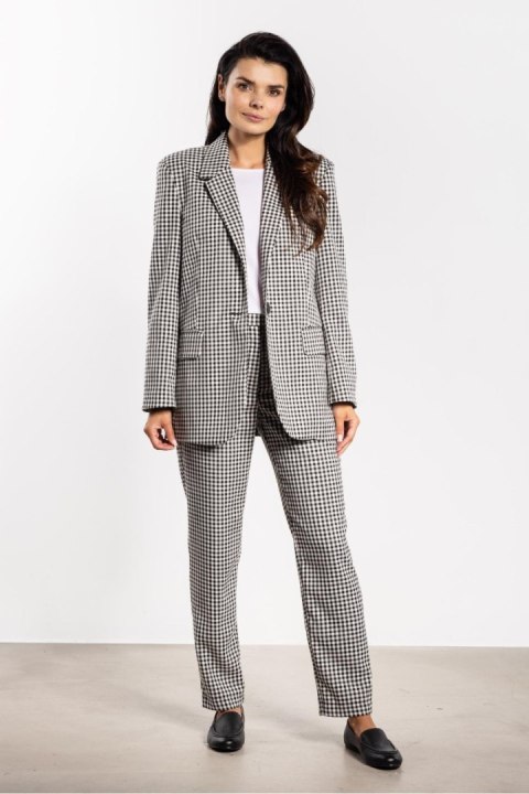 Spodnie Damskie Model A748 White/Black - awama Awama