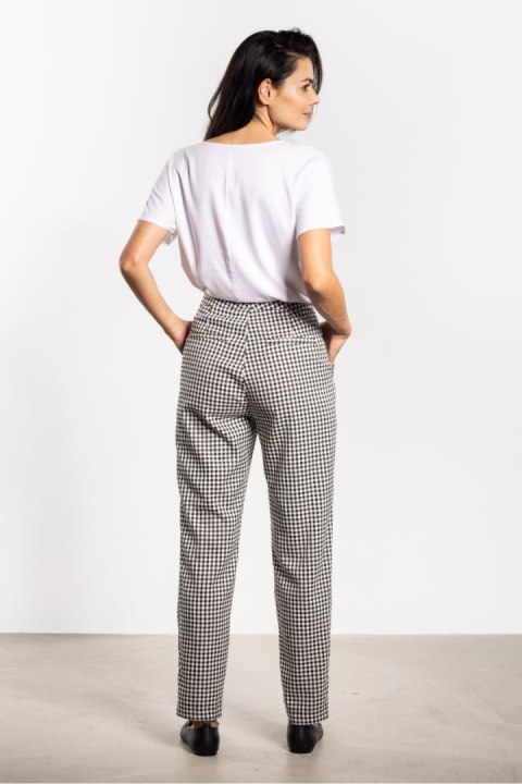 Spodnie Damskie Model A748 White/Black - awama Awama