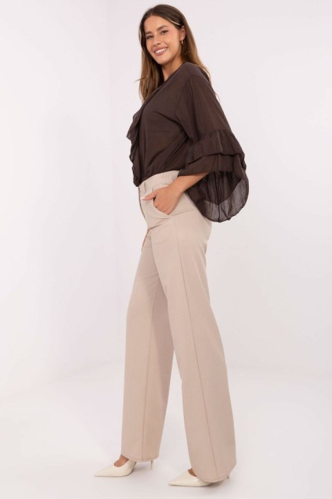 Spodnie Damskie Model LK-SP-510012.01 Beige - Lakerta Lakerta Spodnie Damskie Model LK-SP-510012.01 Beige - Lakerta Lakerta