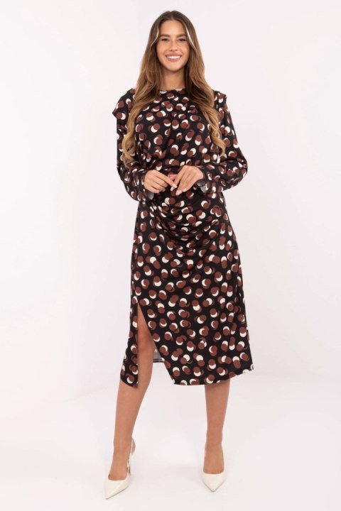 Sukienka Model IT-SK-20057.21P Black - Rue Paris Rue Paris Sukienka Model IT-SK-20057.21P Black - Rue Paris Rue Paris