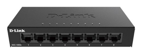 Switch niezarządzalny D-Link DGS-108GL 8x10/100/1000 Mb/s LAN D-Link Switch niezarządzalny D-Link DGS-108GL 8x10/100/1000 Mb/s LAN D-Link