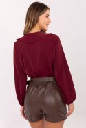 Szorty Damskie Model IT-SN-FL8701.97 Brown - Rue Paris Rue Paris Szorty Damskie Model IT-SN-FL8701.97 Brown - Rue Paris Rue Paris