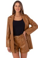 Szorty Damskie Model IT-SN-FL8701.97 Camel - Rue Paris Rue Paris Szorty Damskie Model IT-SN-FL8701.97 Camel - Rue Paris Rue Paris