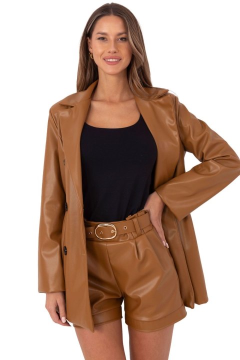 Szorty Damskie Model IT-SN-FL8701.97 Camel - Rue Paris Rue Paris Szorty Damskie Model IT-SN-FL8701.97 Camel - Rue Paris Rue Paris