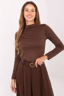 Bluzka Model IT-BZ-15368-1.04 Brown - Rue Paris Rue Paris Bluzka Model IT-BZ-15368-1.04 Brown - Rue Paris Rue Paris