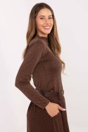 Bluzka Model IT-BZ-15368-1.04 Brown - Rue Paris Rue Paris Bluzka Model IT-BZ-15368-1.04 Brown - Rue Paris Rue Paris