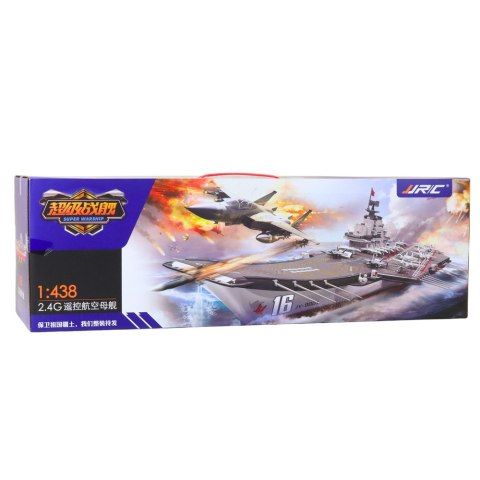 Duży Lotniskowiec Zdalnie Sterowany RC Światła 30 km/h 1:438 LEAN Toys Duży Lotniskowiec Zdalnie Sterowany RC Światła 30 km/h 1:438 LEAN Toys