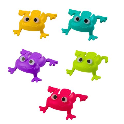 Gra Zręcznościowa Skaczące Żabki Pojemnik 15 Żabek Zielona LEAN Toys Gra Zręcznościowa Skaczące Żabki Pojemnik 15 Żabek Zielona LEAN Toys