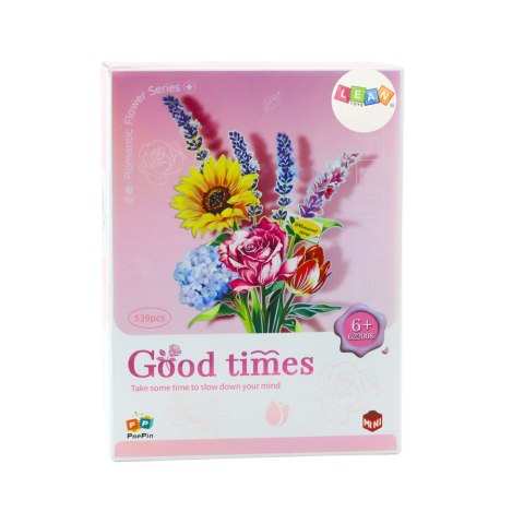 Klocki Konstrukcyjne Bukiet Kwiatów Kompozycja 539 el. LEAN Toys Klocki Konstrukcyjne Bukiet Kwiatów Kompozycja 539 el. LEAN Toys