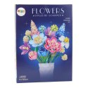 Klocki Konstrukcyjne Kwiaty Kolorowy Bukiet 880 el. LEAN Toys Klocki Konstrukcyjne Kwiaty Kolorowy Bukiet 880 el. LEAN Toys