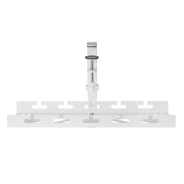 Organizer podbiurkowy na kable Maclean MC-105 W, max. obciążenie 5kg, biały Maclean