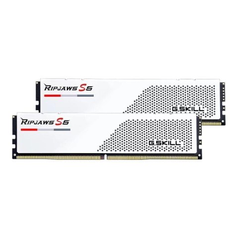 Pamięć DDR5 G.Skill Ripjaws S5 32GB (2x16GB) 6000MHz CL30 1,35V XMP 3.0 White G.Skill Pamięć DDR5 G.Skill Ripjaws S5 32GB (2x16GB) 6000MHz CL30 1,35V XMP 3.0 White G.Skill