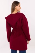 Płaszcz Damski Model IT-PL-A9587.00 Bordo - Rue Paris Rue Paris Płaszcz Damski Model IT-PL-A9587.00 Bordo - Rue Paris Rue Paris