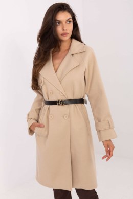 Płaszcz Damski Model IT-PL-FL5712.84 Beige - Rue Paris Rue Paris