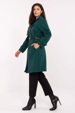 Płaszcz Damski Model IT-PL-FL5712.84 Dark Green - Rue Paris Rue Paris