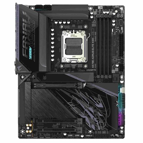 Płyta Gigabyte X870E A ELITE X /AMD X870E/DDR5/SATA3/M.2/USB4/PCIe5.0/WiFi/BT/AM5/ATX Gigabyte Płyta Gigabyte X870E A ELITE X /AMD X870E/DDR5/SATA3/M.2/USB4/PCIe5.0/WiFi/BT/AM5/ATX Gigabyte