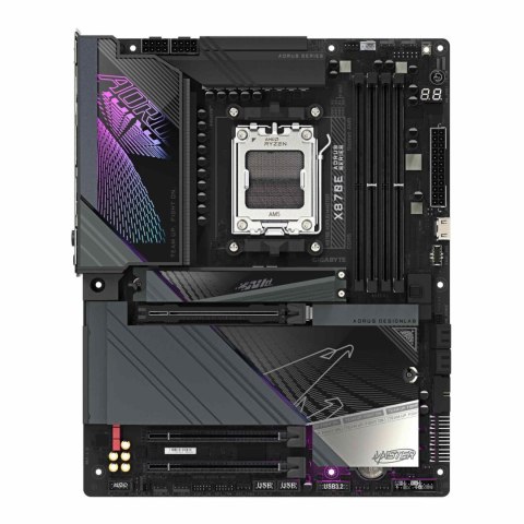 Płyta Gigabyte X870E AORUS MASTER /AMD X870/DDR5/SATA3/M.2/USB4/PCIe5.0/WiFi/BT/AM5/ATX Gigabyte Płyta Gigabyte X870E AORUS MASTER /AMD X870/DDR5/SATA3/M.2/USB4/PCIe5.0/WiFi/BT/AM5/ATX Gigabyte