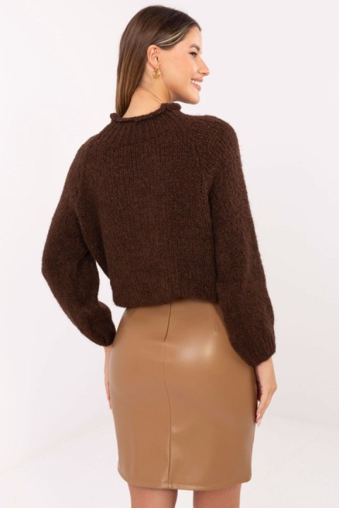 Spódnica Model IT-SD-FL3019.83 Camel - Rue Paris Rue Paris Spódnica Model IT-SD-FL3019.83 Camel - Rue Paris Rue Paris