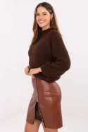 Spódnica Model IT-SD-FL3019.83 Light Brown - Rue Paris Rue Paris Spódnica Model IT-SD-FL3019.83 Light Brown - Rue Paris Rue Paris