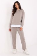 Spodnie Komplet Model IT-KMPL-9237.76 Grey - Rue Paris Rue Paris Spodnie Komplet Model IT-KMPL-9237.76 Grey - Rue Paris Rue Paris