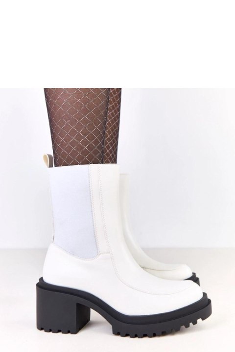 Botki Model Jarley D8901 White - Solea Solea Botki Model Jarley D8901 White - Solea Solea