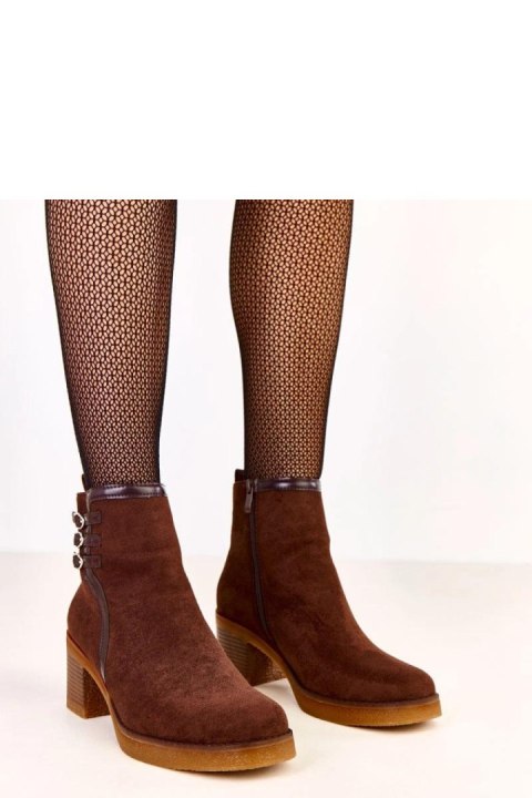 Botki Model Karena A8222 Brown - Solea Solea Botki Model Karena A8222 Brown - Solea Solea